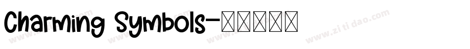 Charming Symbols字体转换